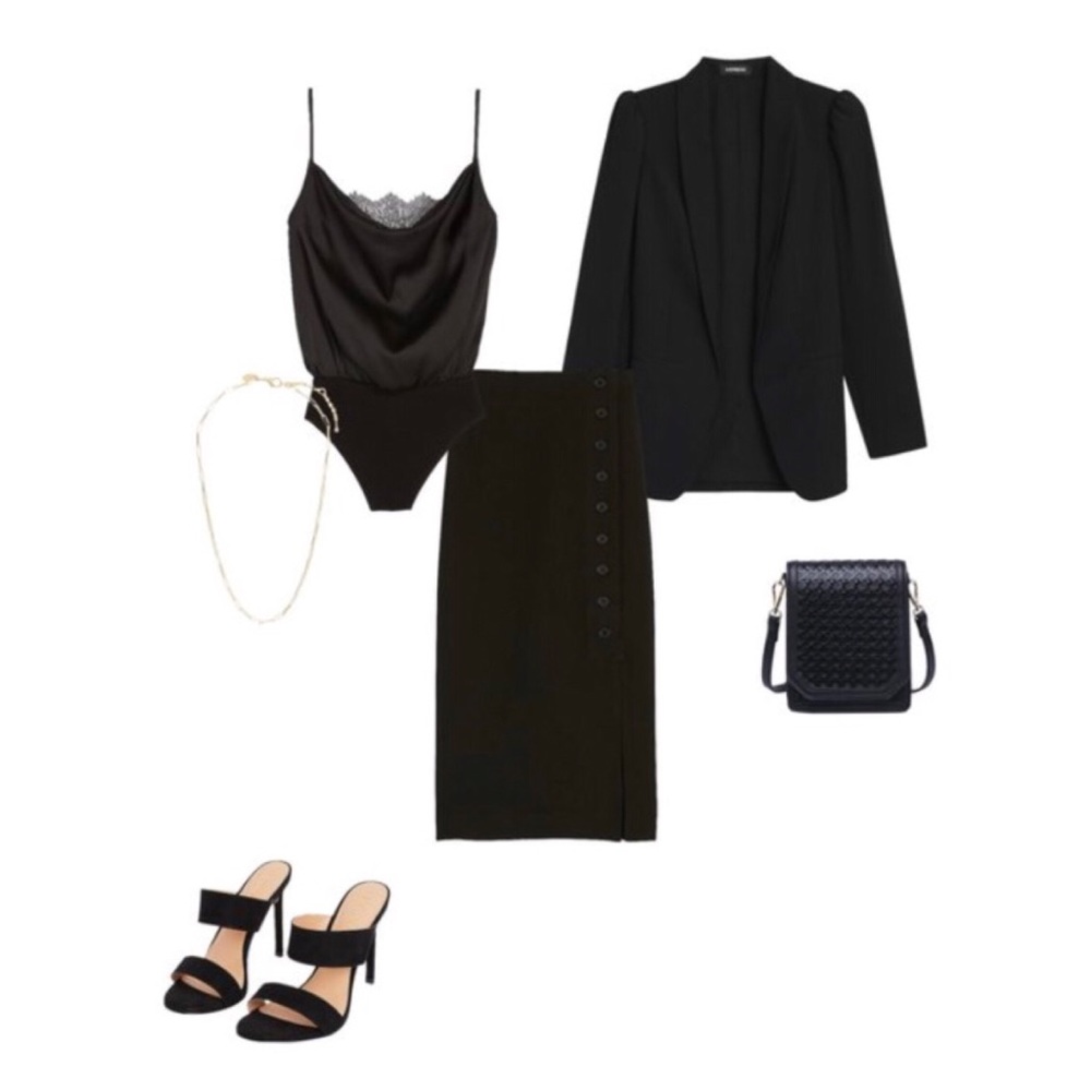 H&M DRAPED BLAZER - Picture 4 of 11